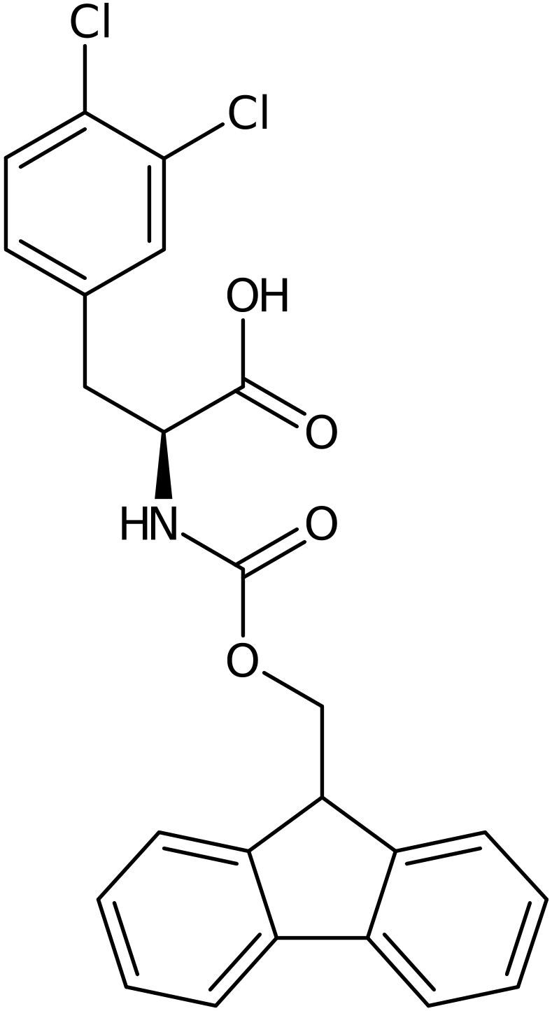 CAS: 177966-59-5 | 3,4-Dichloro-L-phenylalanine, N-FMOC protected, >95%, NX29742