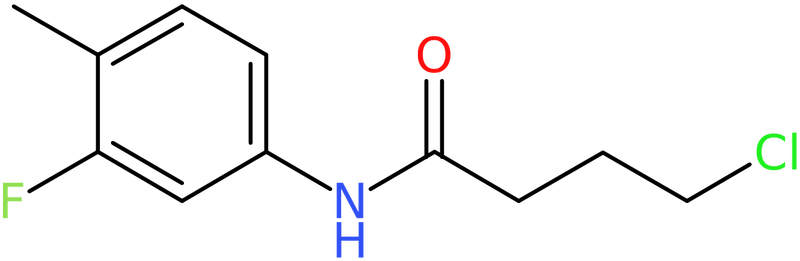 CAS: 953746-04-8 | 4-Chloro-N-(3-fluoro-4-methylphenyl)butanamide, NX70860