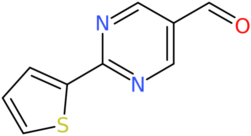 CAS: 921939-12-0 | 2-(Thien-2-yl)pyrimidine-5-carboxaldehyde, >97%, NX69032