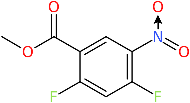 CAS: 125568-71-0 | Methyl 2,4-difluoro-5-nitrobenzoate, >98%, NX19067