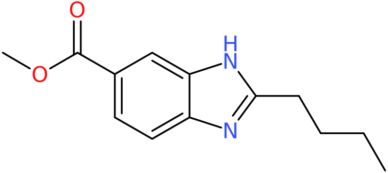 CAS: 127007-36-7 | Methyl 2-butyl-1H-1,3-benzodiazole-6-carboxylate, NX19877