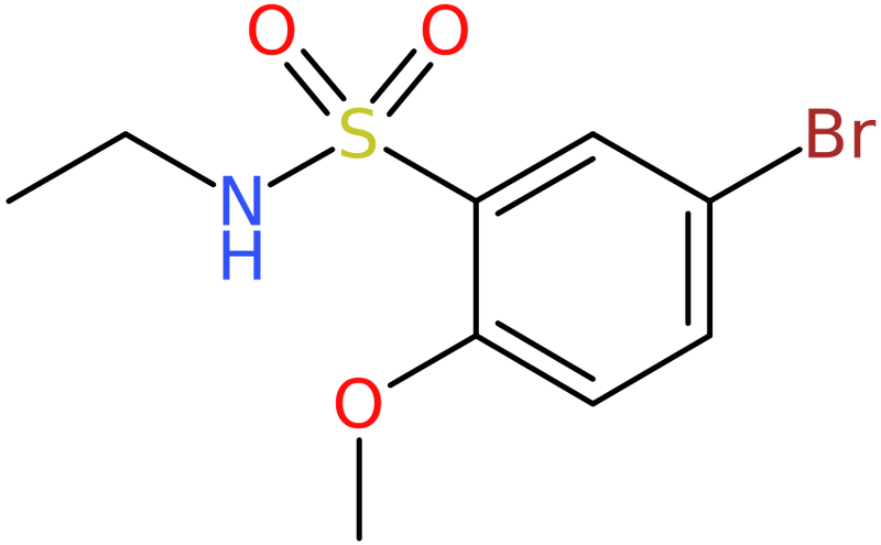 CAS: 717892-29-0 | 5-Bromo-N-ethyl-2-methoxybenzenesulphonamide, >95%, NX59464