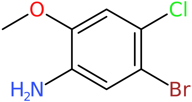 CAS: 102169-94-8 | 5-Bromo-4-chloro-2-methoxyaniline, >98%, NX11485