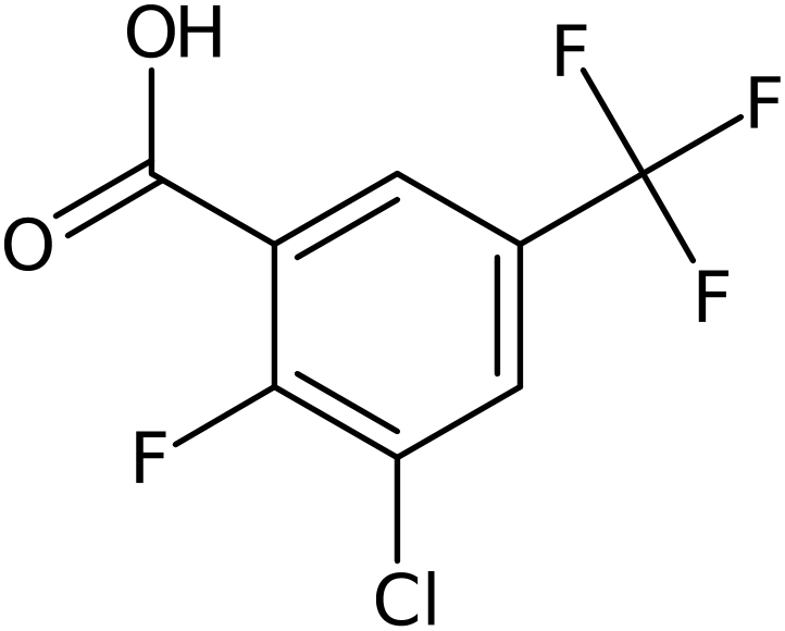 CAS: 129931-45-9 | 3-Chloro-2-fluoro-5-(trifluoromethyl)benzoic acid, >98%, NX20373