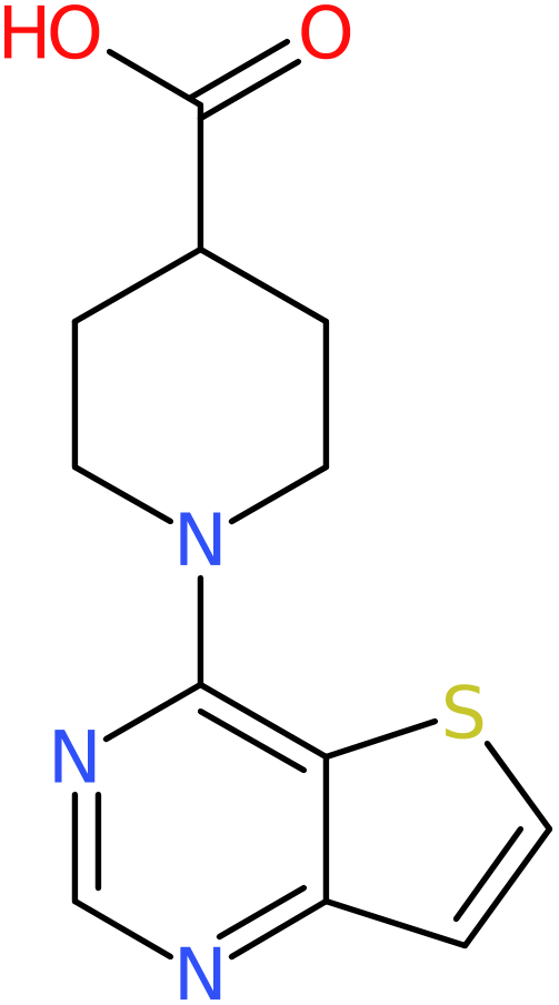 CAS: 910037-25-1 | 1-(Thieno[3,2-d]pyrimidin-4-yl)piperidine-4-carboxylic acid, >97%, NX68229