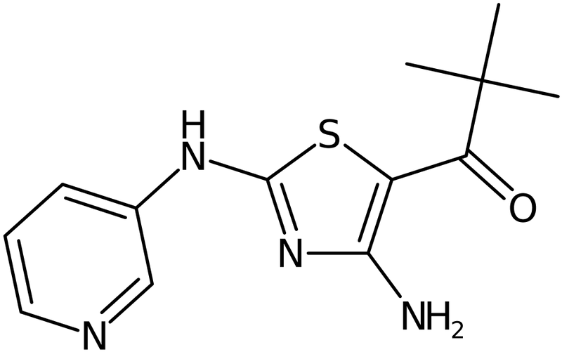 CAS: 1042734-86-0 | 1-[4-Amino-2-(pyridin-3-ylamino)-1,3-thiazol-5-yl]-2,2-dimethylpropan-1-one, NX12267