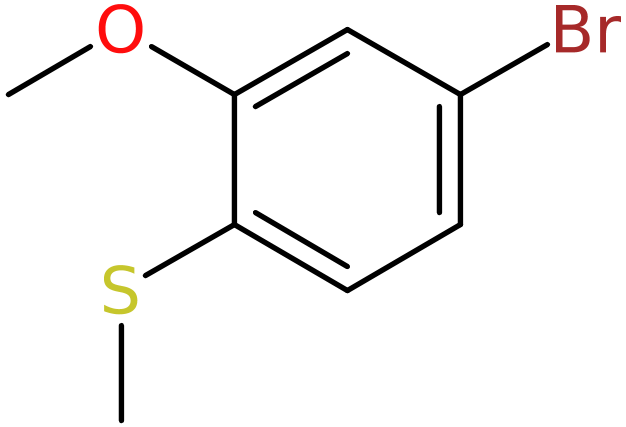 CAS: 144369-82-4 | 4-Bromo-2-methoxy-1-methylsulfanylbenzene, >95%, NX24501