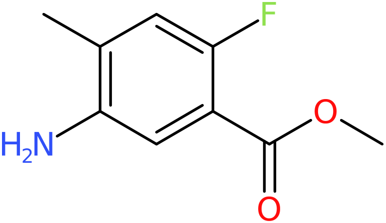 Methyl 5-amino-2-fluoro-4-methylbenzoate, >95%, NX74780