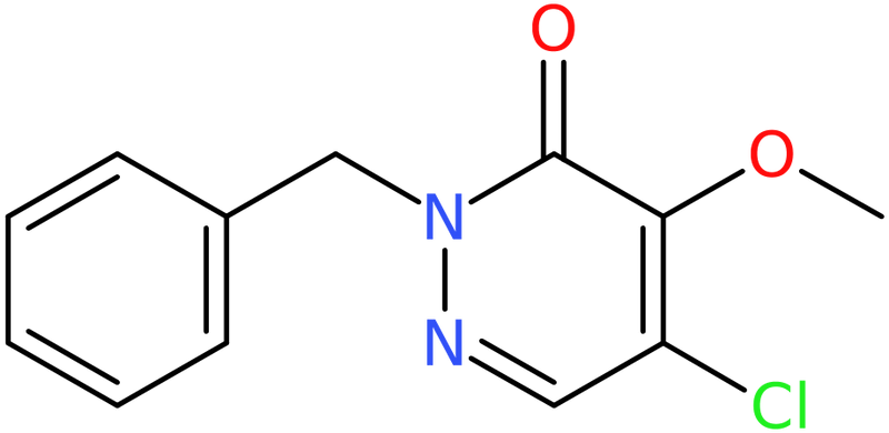 CAS: 77541-65-2 | 2-Benzyl-5-chloro-4-methoxy-2H-pyridazin-3-one, NX61625