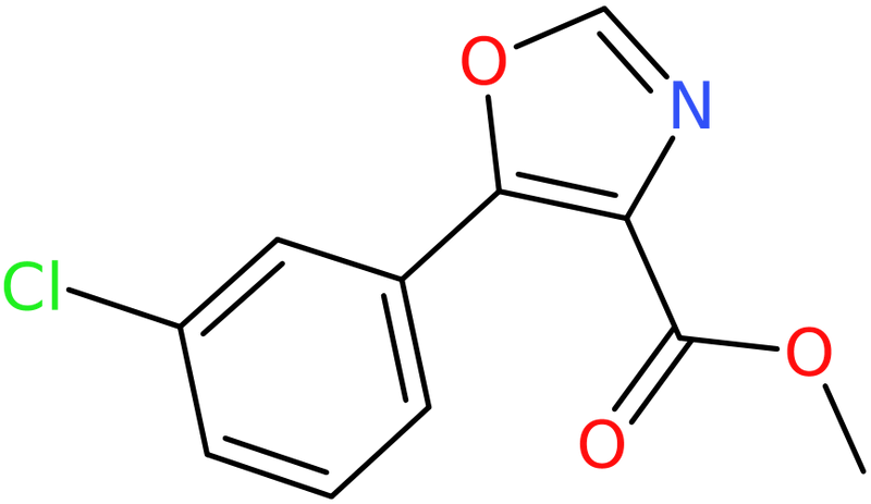 CAS: 89204-92-2 | Methyl 5-(3-chlorophenyl)-1,3-oxazole-4-carboxylate, NX67290