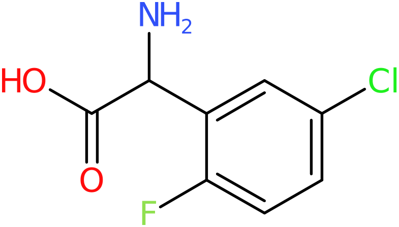 CAS: 1040198-59-1 | 5-Chloro-2-fluoro-DL-phenylglycine, NX12184