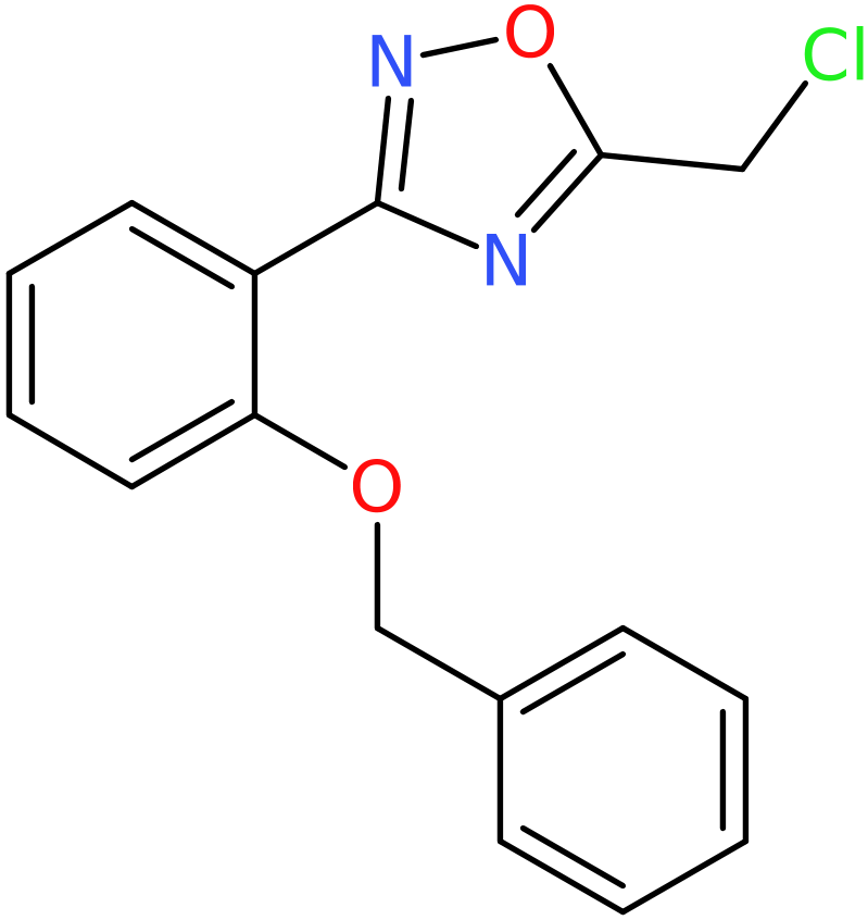 CAS: 936497-78-8 | 3-[2-(Benzyloxy)phenyl]-5-(chloromethyl)-1,2,4-oxadiazole, NX69715