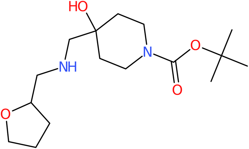 CAS: 1440535-70-5 | 1-tert-Butoxycarbonyl-4-{[(tetrahydrofuran-2-ylmethyl)amino]methyl}piperidin-4-ol, NX24435