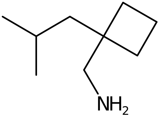 CAS: 1015846-36-2 | 1-(1-Isobutylcyclobutyl)methanamine, >95%, NX11021