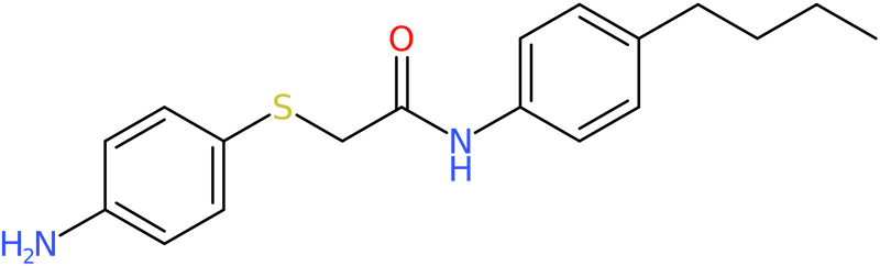 CAS: 763128-02-5 | 2-[(4-Aminophenyl)thio]-N-(4-butylphenyl)acetamide, NX61031