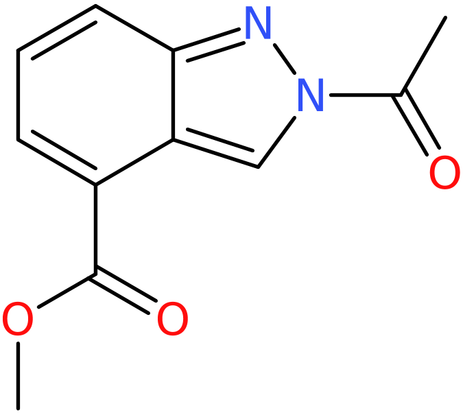 CAS: 1303890-10-9 | Methyl 2-acetyl-2H-indazole-4-carboxylate, NX20480