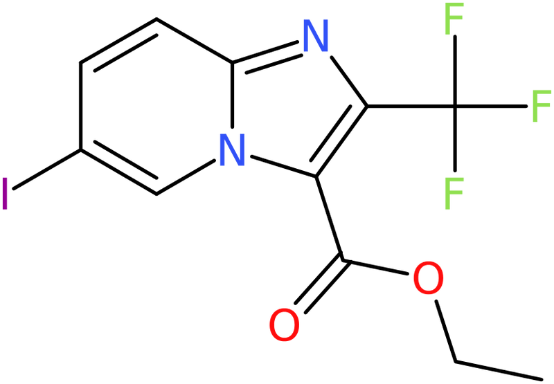 CAS: 900019-79-6 | Ethyl 6-iodo-2-(trifluoromethyl)imidazo[1,2-a]pyridine-3-carboxylate, NX67717