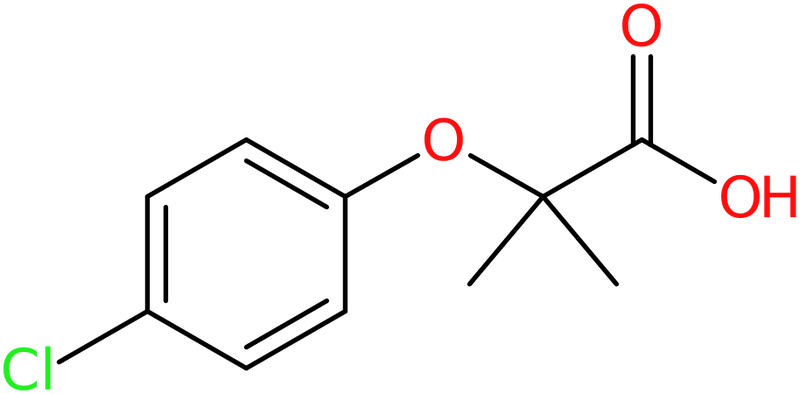 CAS: 882-09-7 | 2-(4-Chlorophenoxy)-2-methylpropanoic acid, >97%, NX66046