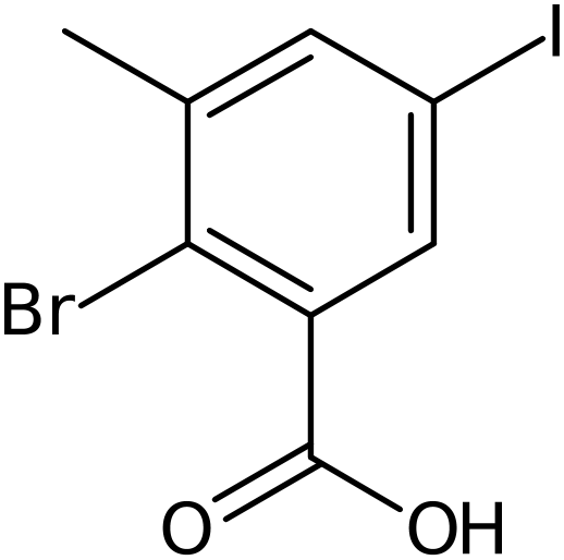 CAS: 1022983-52-3 | 2-Bromo-5-iodo-3-methylbenzoic acid, >95%, NX11524