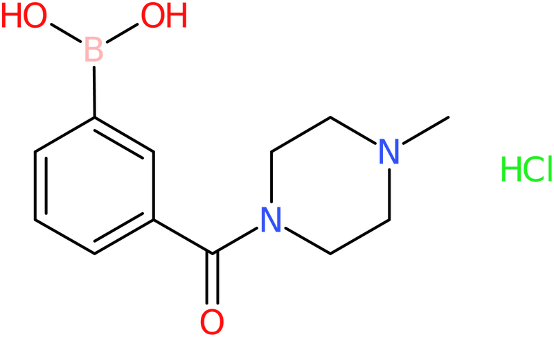 CAS: 957060-92-3 | 3-[(4-Methylpiperazin-1-yl)carbonyl]benzeneboronic acid hydrochloride, >98%, NX71052