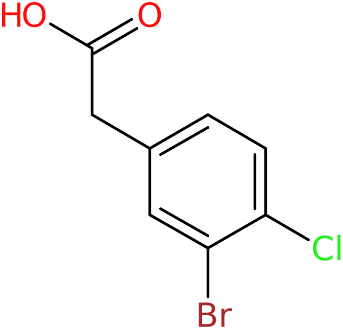 CAS: 90004-80-1 | 3-Bromo-4-chlorobenzeneacetic acid, >95%, NX67724