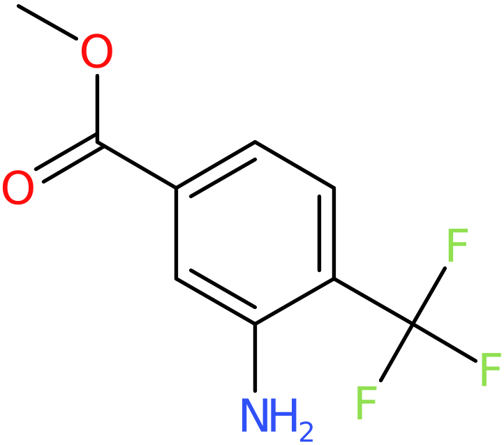 CAS: 126541-82-0 | Methyl 3-amino-4-(trifluoromethyl)benzoate, >98%, NX19775