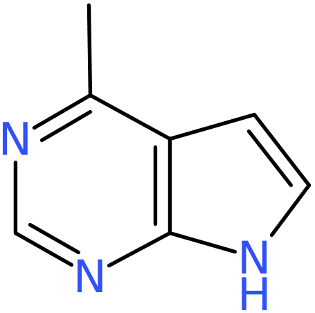 CAS: 945950-37-8 | 4-Methyl-7H-pyrrolo[2,3-d]pyrimidine, NX70322