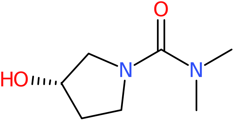 CAS: 1305322-89-7 | (S)-3-Hydroxy-N,N-dimethylpyrrolidine-1-carboxamide, NX20518