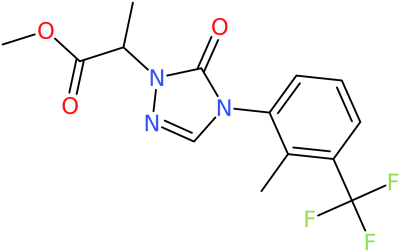 Methyl 2-{4-[2-methyl-3-(trifluoromethyl)phenyl]-5-oxo-4,5-dihydro-1H-1,2,4-triazol-1-yl}propanoate, NX74531