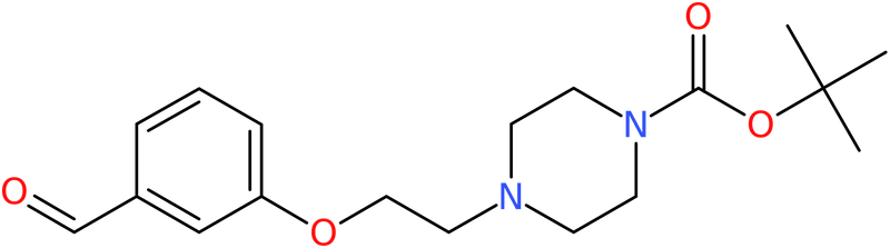 CAS: 924869-28-3 | 4-[2-(3-Formylphenoxy)ethyl]piperazine, N1-BOC protected, NX69144