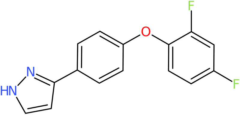 CAS: 861213-56-1 | 3-[4-(2,4-Difluorophenoxy)phenyl]-1H-pyrazole, NX64597