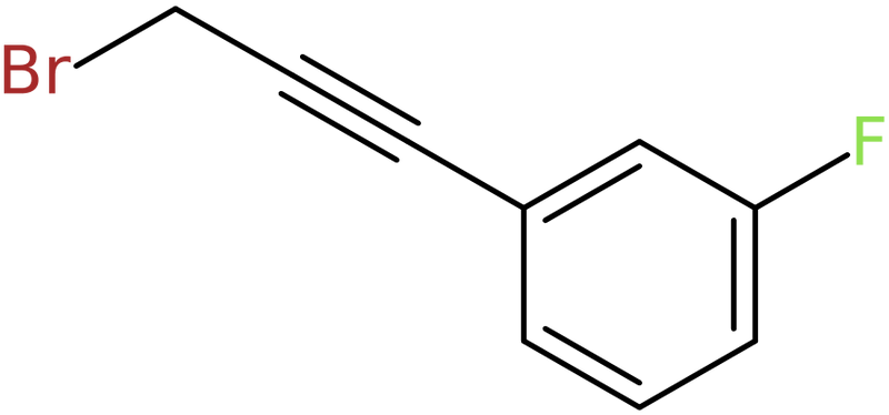 CAS: 1020153-64-3 | 1-(3-Bromoprop-1-ynyl)-3-fluoro-benzene, >98%, NX11417