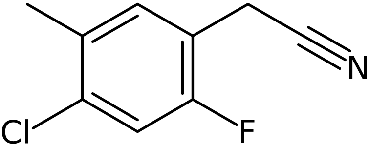 CAS: 1242314-99-3 | 4-Chloro-2-fluoro-5-methylphenylacetonitrile, >97%, NX18762