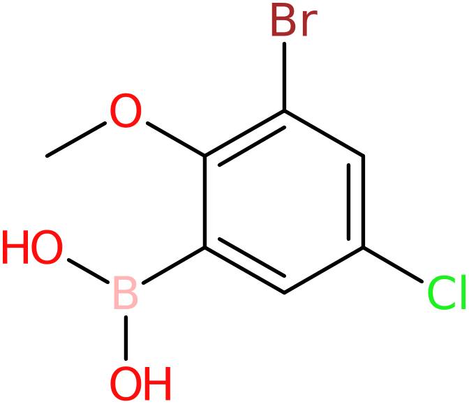 CAS: 2096341-68-1 | 3-Bromo-5-chloro-2-methoxyphenylboronic acid, >97%, NX33976