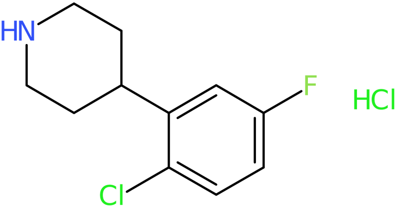 CAS: 1821329-21-8 | 4-(2-Chloro-5-fluorophenyl)piperidine hydrochloride, >95%, NX30537