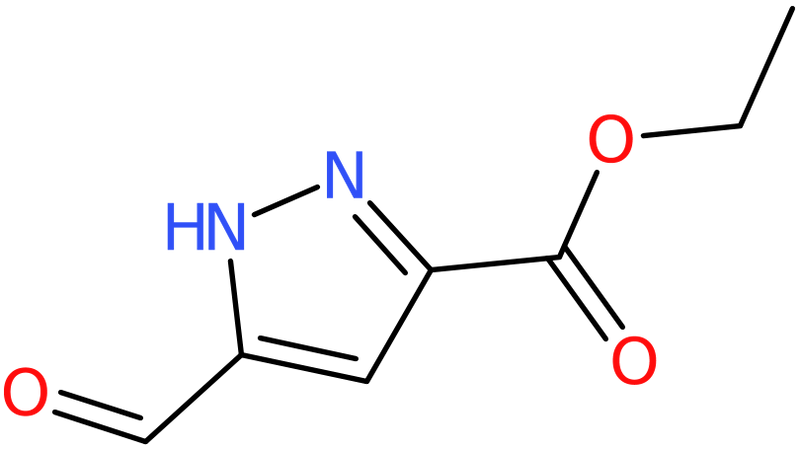 CAS: 93290-12-1 | 5-Formyl-1H-pyrazole-3-carboxylic acid ethyl ester, >95%, NX69514