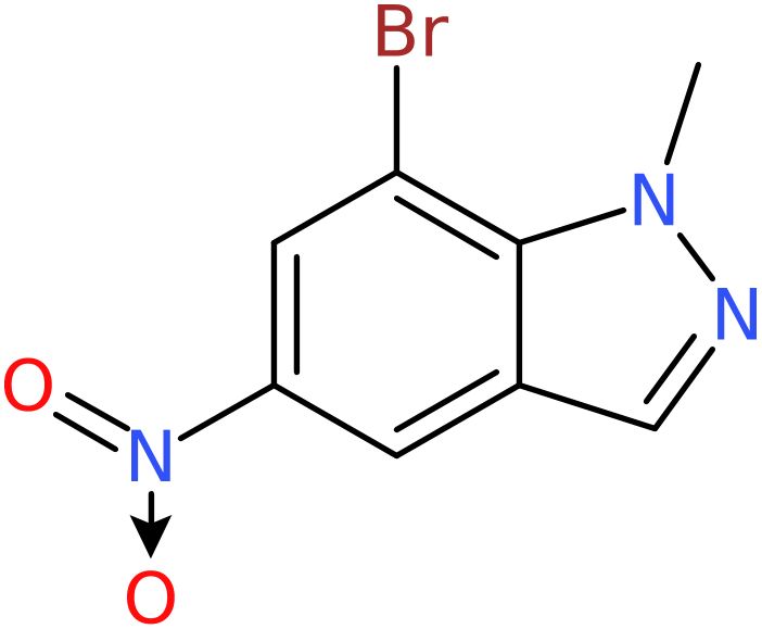 CAS: 952183-39-0 | 7-Bromo-1-methyl-5-nitro-1H-indazole, NX70787