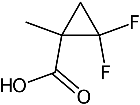 CAS: 128073-33-6 | (+/-)-2,2-Difluoro-1-methylcyclopropanecarboxylic acid, >97%, NX20060