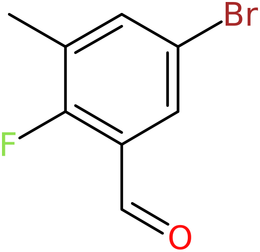 CAS: 903875-64-9 | 5-Bromo-2-fluoro-3-methylbenzaldehyde, >97%, NX67901