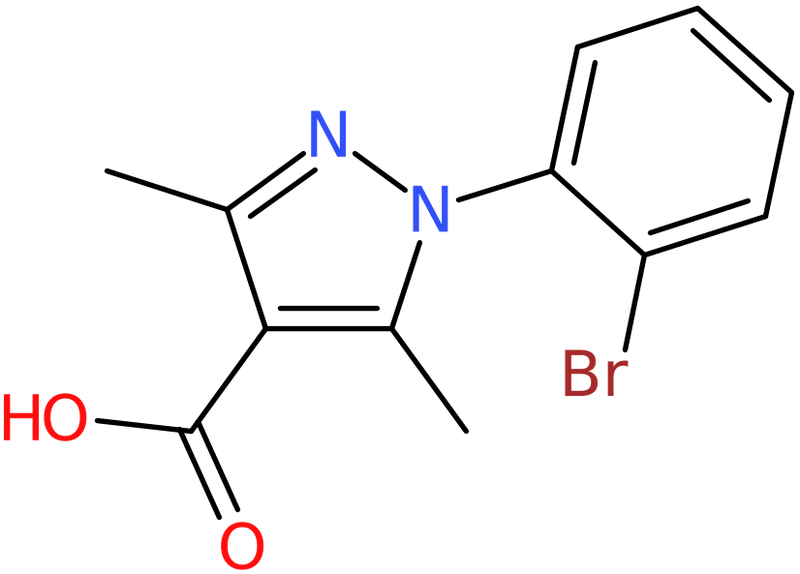 CAS: 959578-21-3 | 1-(2-Bromophenyl)-3,5-dimethyl-1H-pyrazole-4-carboxylic acid, NX71282