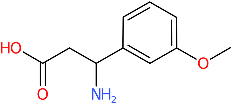 CAS: 68208-19-5 | 3-Amino-3-(3-methoxyphenyl)propanoic acid, NX58076