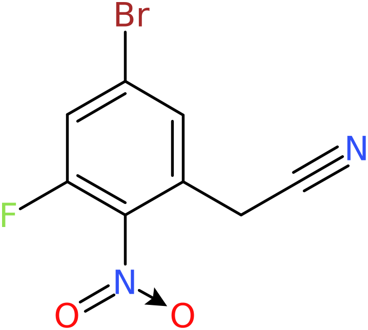 CAS: 1807211-69-3 | 5-Bromo-3-fluoro-2-nitrophenylacetonitrile, NX30305