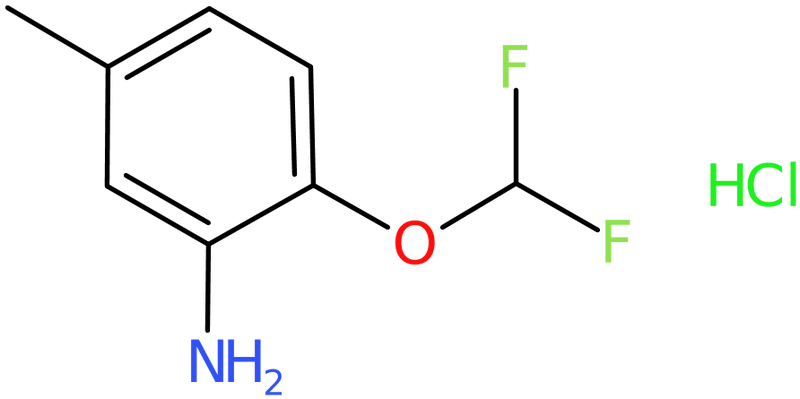 CAS: 1431962-90-1 | 2-(Difluoromethoxy)-5-methylaniline hydrochloride, NX24178