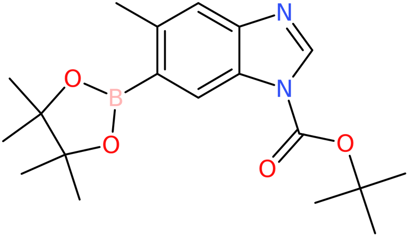 CAS: 631909-46-1 | 5-Methyl-1H-benzimidazole-6-boronic acid, pinacol ester, N1-BOC protected, NX56082