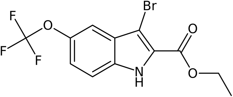 CAS: 1227955-21-6 | Ethyl 3-bromo-5-(trifluoromethoxy)-1H-indole-2-carboxylate, NX18297