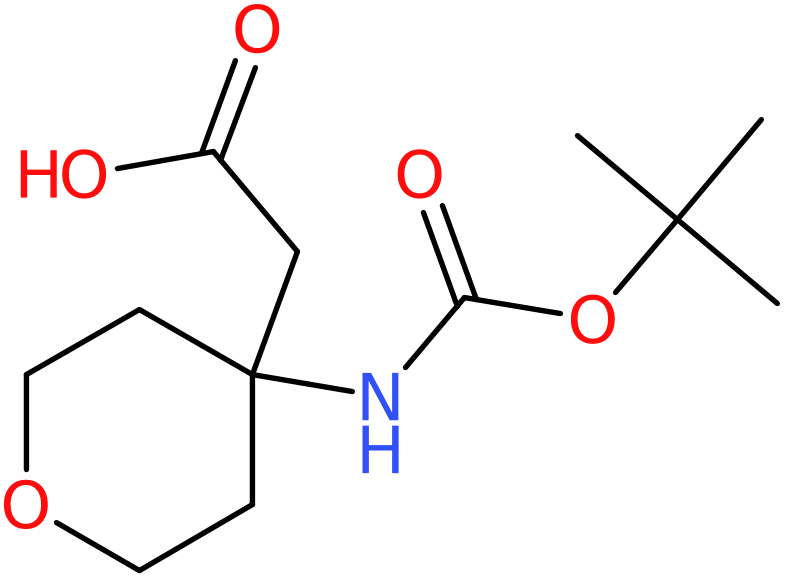 CAS: 946682-30-0 | {4-[(tert-Butoxycarbonyl)amino]tetrahydro-2H-pyran-4-yl}acetic acid, NX70357