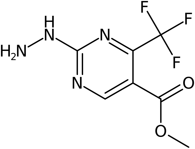 CAS: 175137-28-7 | Methyl 2-hydrazino-4-(trifluoromethyl)pyrimidine-5-carboxylate, >95%, NX29164