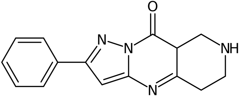 CAS: 1340888-73-4 | 2-Phenyl-6,7,8,8a-tetrahydropyrazolo[1,5-a]pyrido[4,3-d]pyrimidin-9(5H)-one, >95%, NX21525