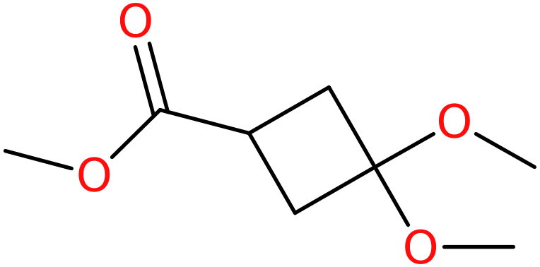 CAS: 98231-07-3 | 3,3-Dimethoxycyclobutane-1-carboxylate methyl ester, >96%, NX71637