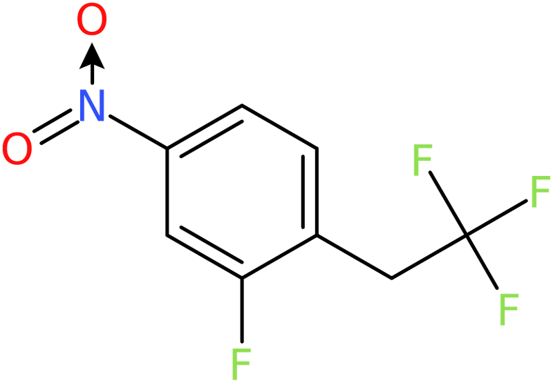 CAS: 1262412-94-1 | 2-Fluoro-4-nitro-1-(2,2,2-trifluoroethyl)-benzene, >95%, NX19688